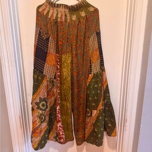 Kantha Bae Daydreamer pants            Bohemian Patchwork palazzos